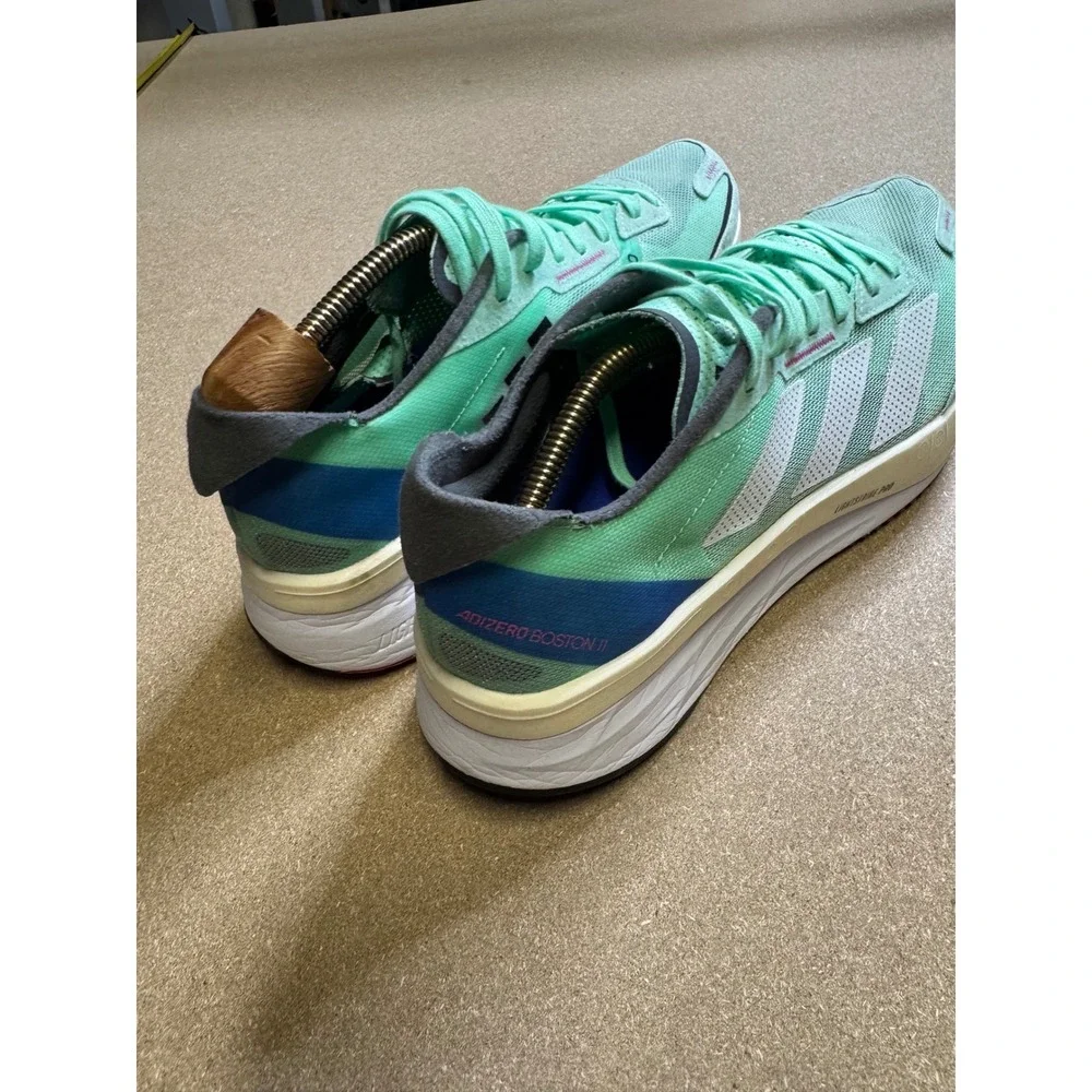 Adidas Adizero Boston‎ 11 Mens Pulse Mint Running Shoes GV9064 Sneaker